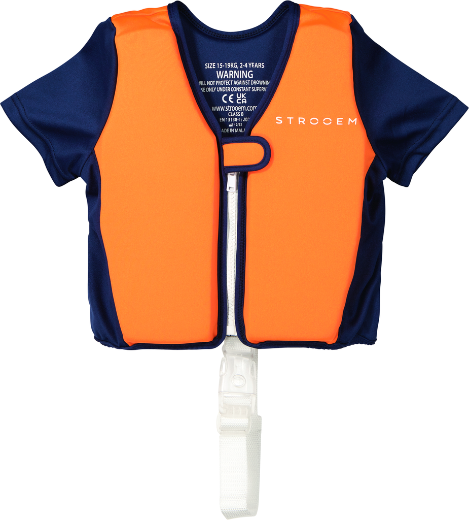 Swim Vest Orange/Navy 4-6 years,19-30 kg