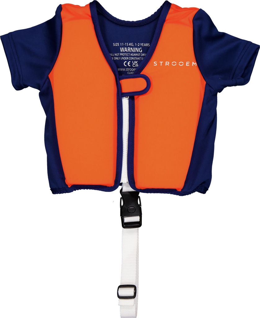 [200370] Swim Vest Orange/Navy 1-2 years 11-15 kg