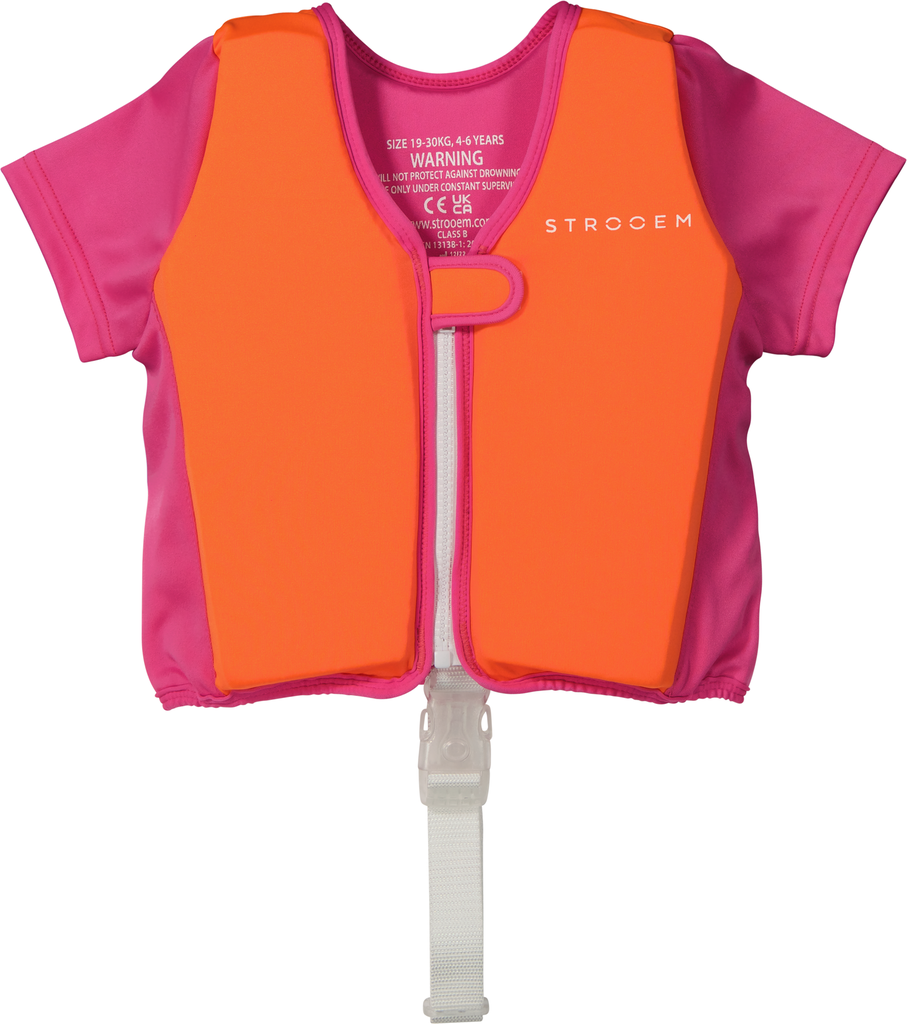 [200362] Swim Vest Orange/Pink 4-6 years 19-30 kg
