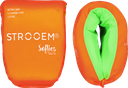 New sustainable Softies Foam Swim Armbands, Orange-Lime,                             Up to 2 years, 0-15 kg